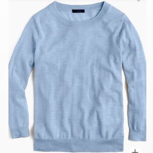 J. Crew Tippi Sweater, Hthr Shoreline, Size S